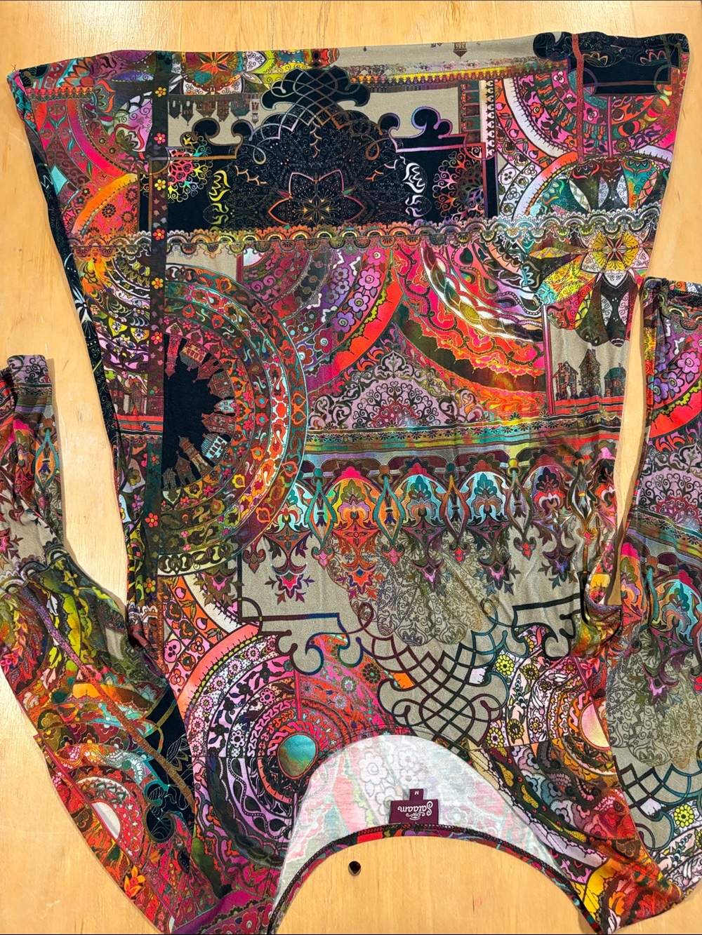 Salaam ~ Colorful Vibrant Boho Multicolor Printed Women's Dress